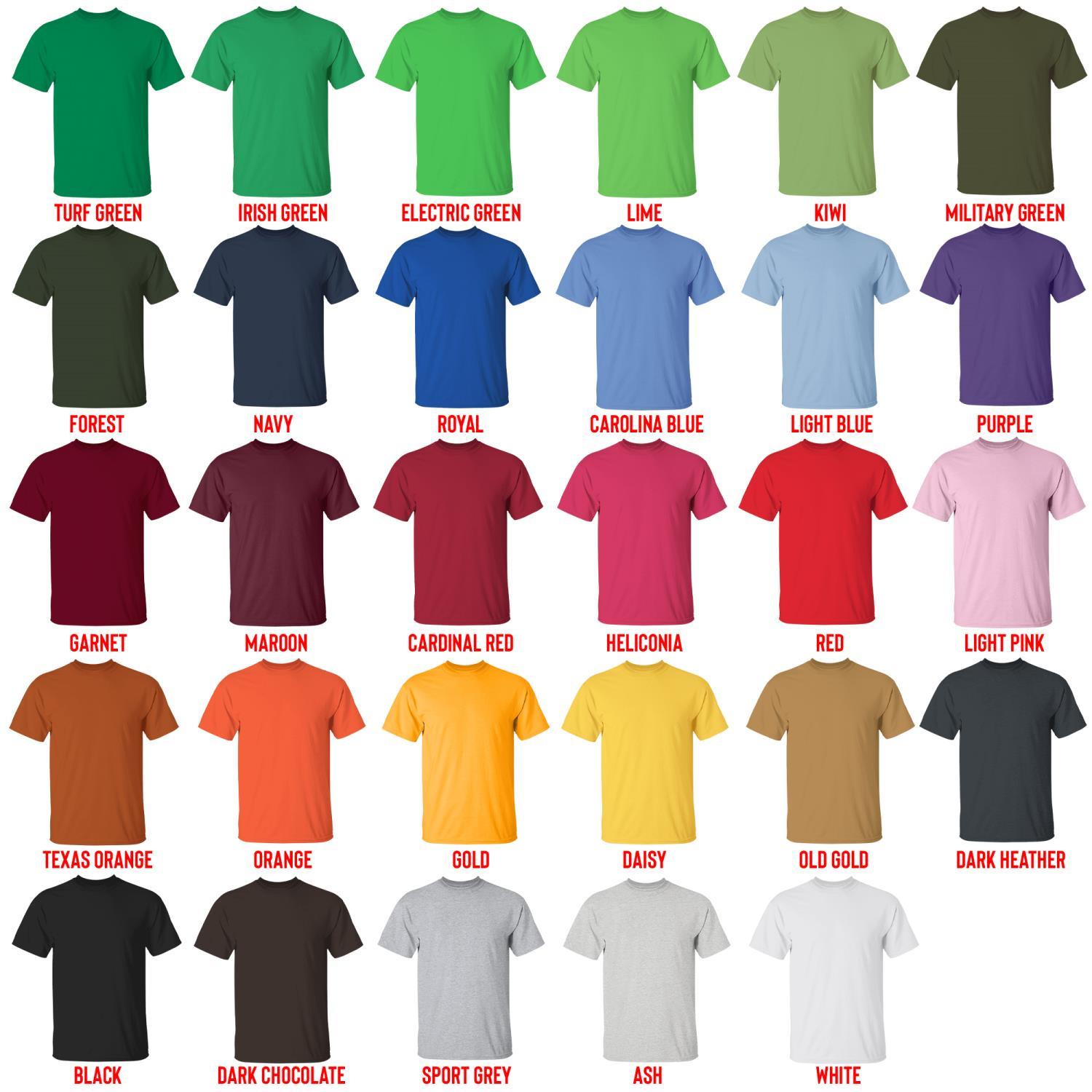 t shirt color chart - Palworld Store