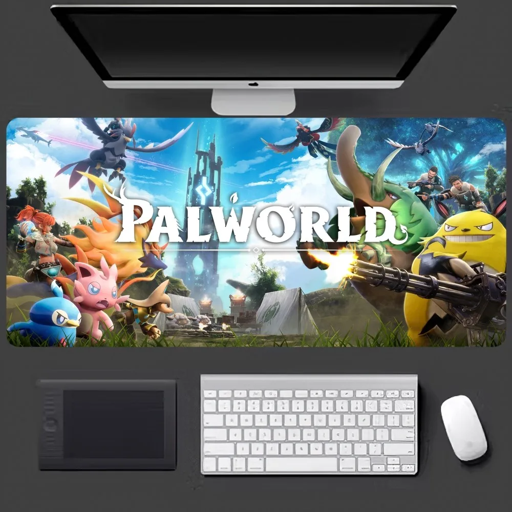 P Palworld Hot Game Mousepad Large Gaming Compute Gamer PC Keyboard Mouse Mat 2 - Palworld Store