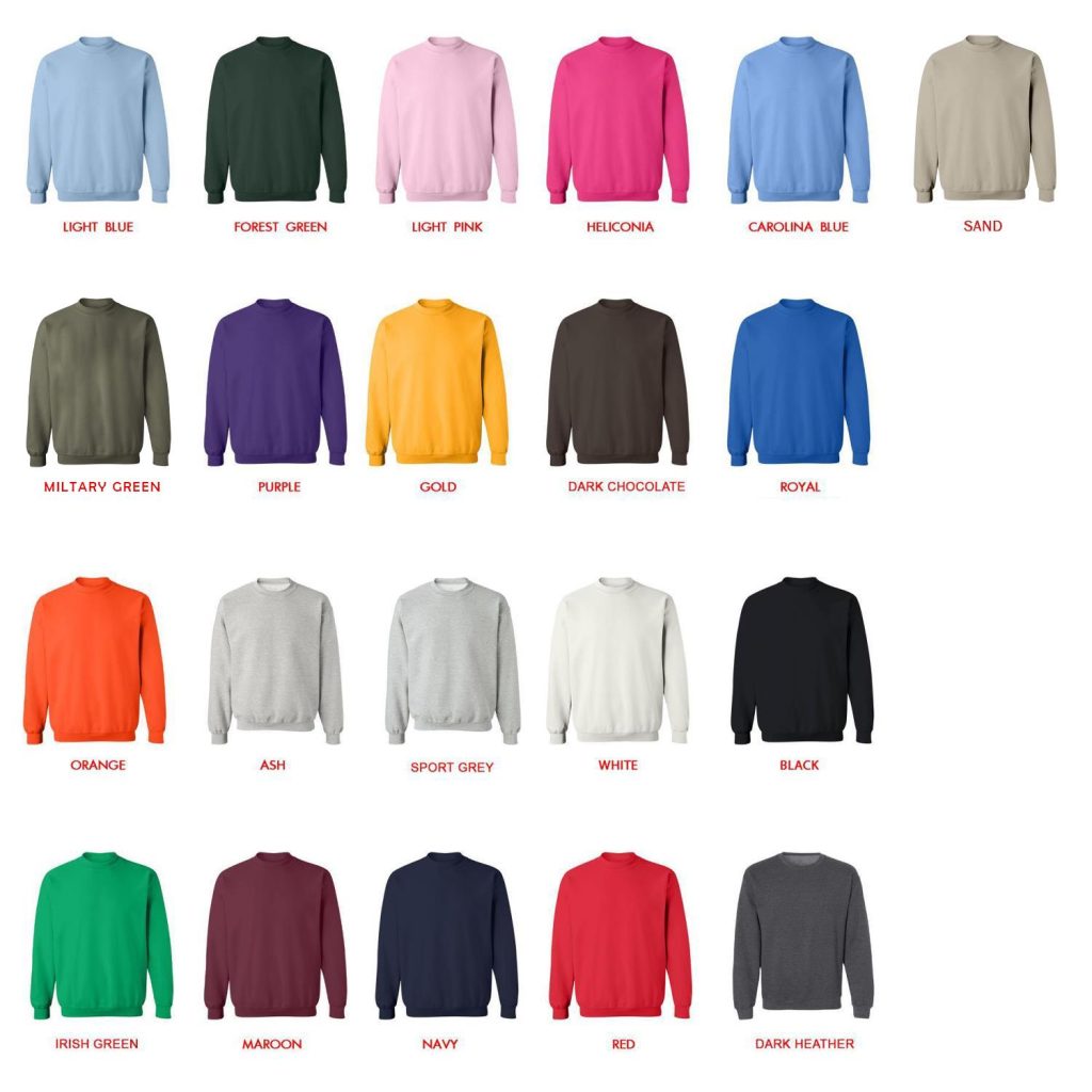 sweatshirt color chart - Palworld Store